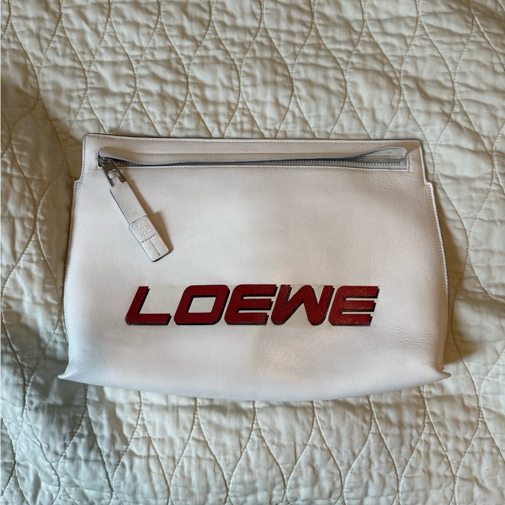 Loewe T pouch SS16 clutch